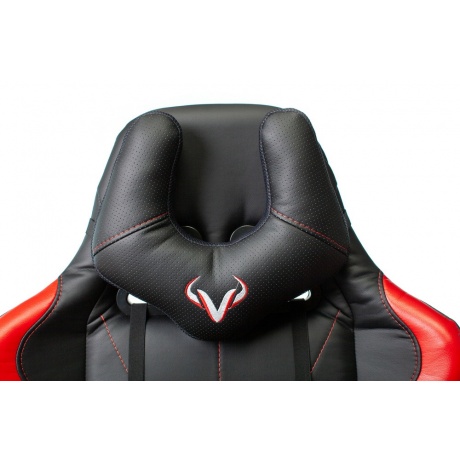 Кресло игровое Бюрократ VIKING 5 AERO RED черный/красный искусственная кожа - фото 7