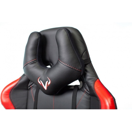Кресло игровое Бюрократ VIKING 5 AERO RED черный/красный искусственная кожа - фото 9