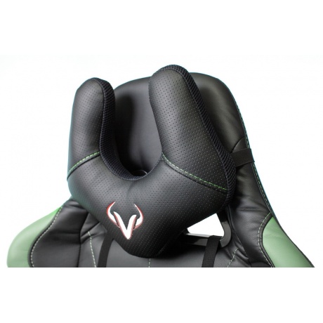 Компьютерное кресло Бюрократ VIKING 5 AERO LGREEN черный/салатовый искусственная кожа - фото 15