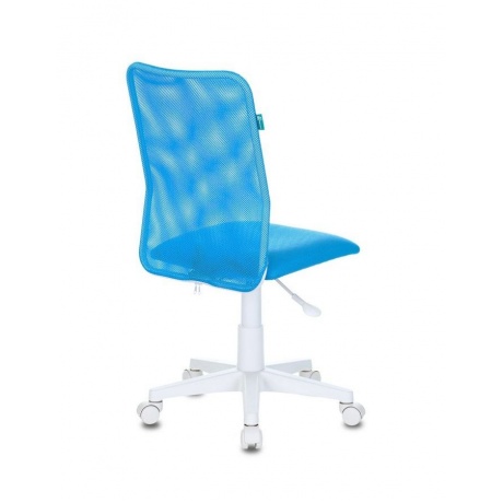 Кресло детское Бюрократ KD-9/WH/TW-55 голубой TW-31 TW-55 сетка/ткань (пластик белый) - фото 4