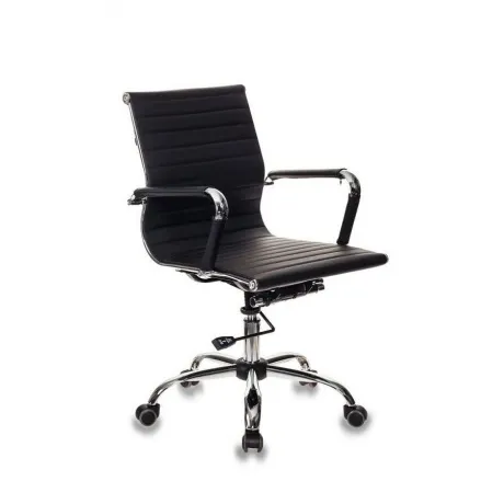 Кресло руководителя Бюрократ CH-883-LOW/BLACK низкая спинка черн...