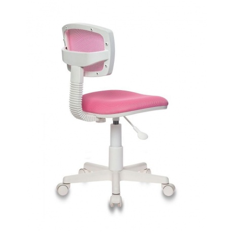 Кресло детское Бюрократ CH-W299/PK/TW-13A спинка сетка розовый TW-06A TW-13A (пластик белый) - фото 4