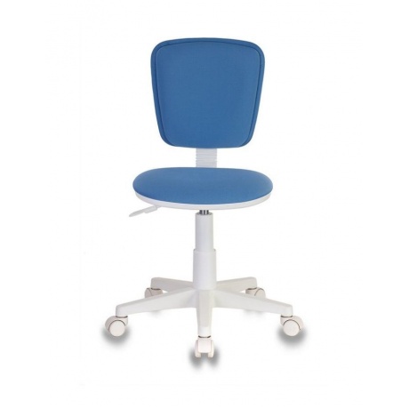 Кресло детское Бюрократ CH-W204NX/26-24 голубой 26-24 (пластик белый) - фото 2