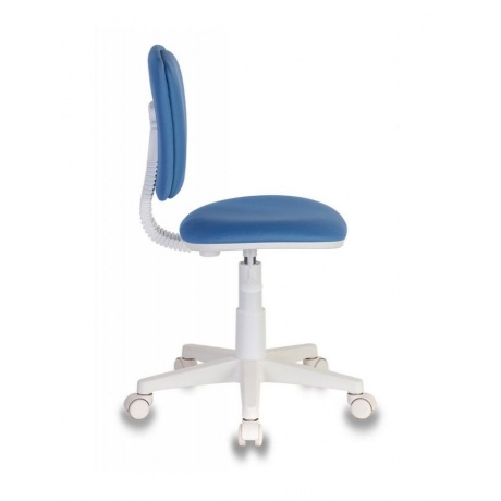 Кресло детское Бюрократ CH-W204NX/26-24 голубой 26-24 (пластик белый) - фото 3