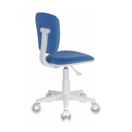 Кресло детское Бюрократ CH-W204NX/26-24 голубой 26-24 (пластик белый) - фото 4