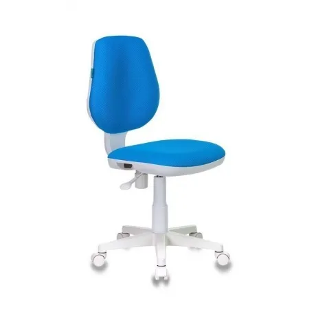 Кресло детское Бюрократ CH-W213/TW-55 голубой TW-55 (пластик бел...