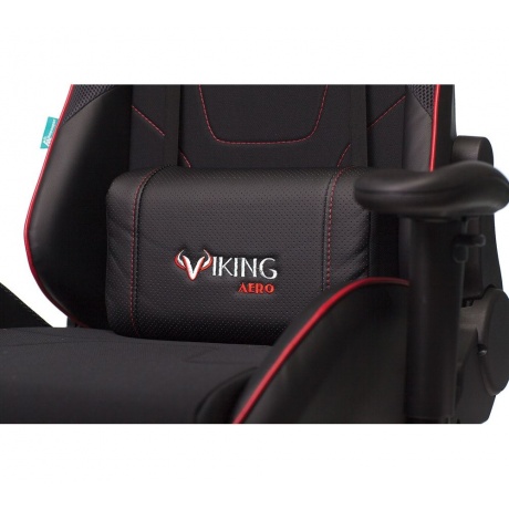 Компьютерное кресло Бюрократ VIKING 4 AERO RUS две подушки белый/синий/красный черный искусст.кожа/ткань - фото 12