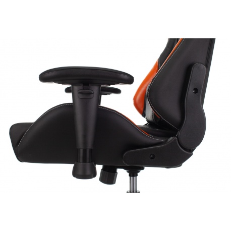 Компьютерное кресло Бюрократ VIKING 5 AERO ORANGE черный/оранжевый искусственная кожа - фото 18
