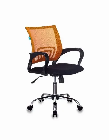 Кресло Бюрократ CH-695N/SL/OR/BLACK спинка сетка оранжевый TW-38...