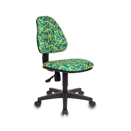Кресло детское Бюрократ KD-4-F/PENCIL-GN зеленый карандаши - фото 1