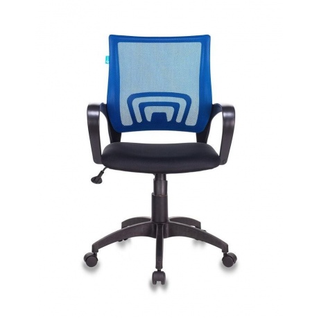 Кресло Бюрократ CH-695N/BL/TW-11 спинка сетка синий TW-05 сиденье черный TW-11 - фото 3