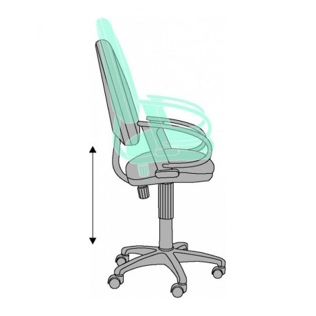 Кресло Бюрократ CH-300/BLACK черный JP-15-2 - фото 5