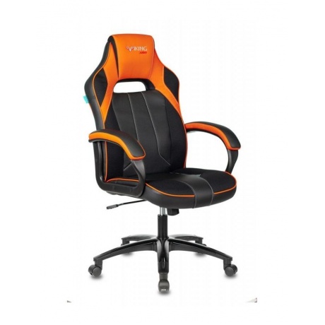 Компьютерное кресло Бюрократ VIKING 2 AERO ORANGE черный/оранжевый искусст.кожа/ткань - фото 1