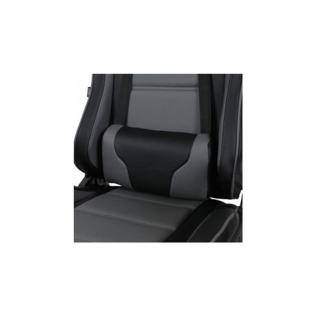 Компьютерное кресло BRABIX GT Racer GM-100 две подушки экокожа черное/серое - фото 9
