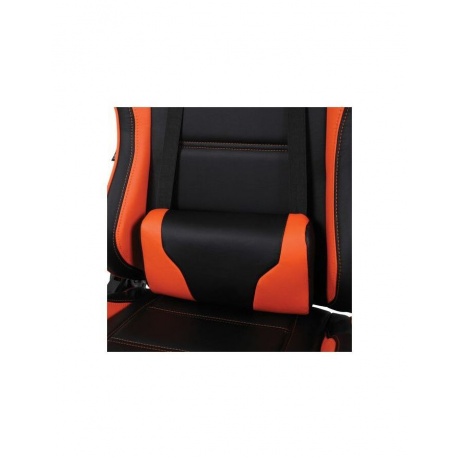 Компьютерное кресло BRABIX GT Racer GM-100 две подушки экокожа черное/оранжевое - фото 9