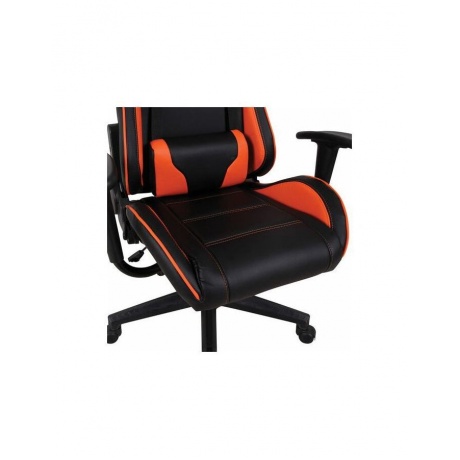 Компьютерное кресло BRABIX GT Racer GM-100 две подушки экокожа черное/оранжевое - фото 10