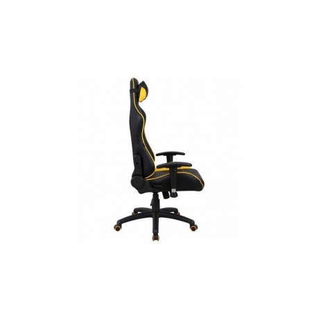 Компьютерное кресло BRABIX GT Master GM-110 две подушки экокожа черное/желтое - фото 2