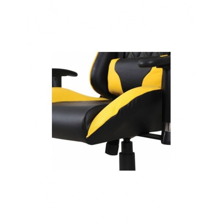 Компьютерное кресло BRABIX GT Master GM-110 две подушки экокожа черное/желтое - фото 12