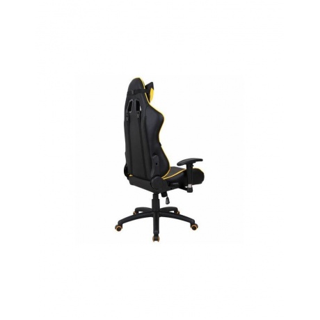 Компьютерное кресло BRABIX GT Master GM-110 две подушки экокожа черное/желтое - фото 3
