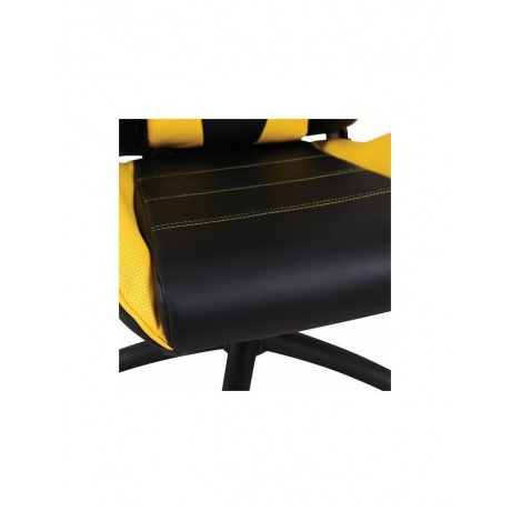 Компьютерное кресло BRABIX GT Master GM-110 две подушки экокожа черное/желтое - фото 10
