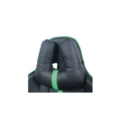 Кресло компьютерное BRABIX GT Carbon GM-120 две подушки экокожа черное/зеленое - фото 7