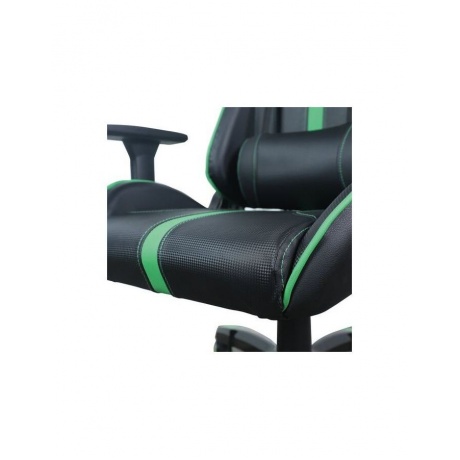 Кресло компьютерное BRABIX GT Carbon GM-120 две подушки экокожа черное/зеленое - фото 10