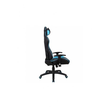 Компьютерное кресло BRABIX GT Master GM-110 две подушки экокожа черное/голубое - фото 2
