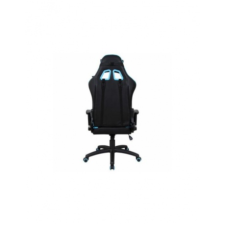 Компьютерное кресло BRABIX GT Master GM-110 две подушки экокожа черное/голубое - фото 4