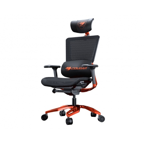 Кресло компьютерное Cougar Argo black/orange - фото 6