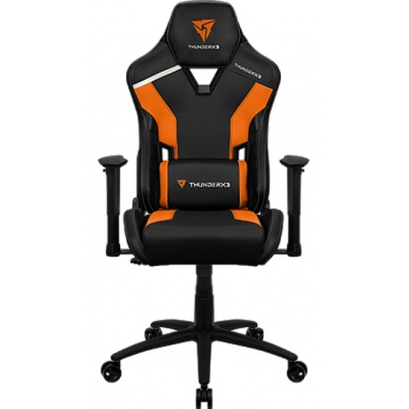 Компьютерное кресло ThunderX3 TC3 чёрно-оранжевое (TX3-TC3TO) - фото 1