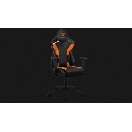 Компьютерное кресло ThunderX3 TC3 чёрно-оранжевое (TX3-TC3TO) - фото 2