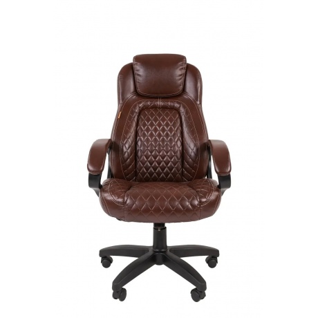 Кресло компьютерное Chairman 432 N коричневая - фото 1