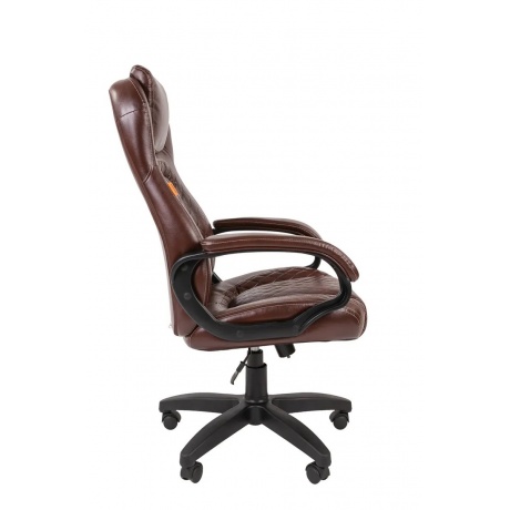 Кресло компьютерное Chairman 432 N коричневая - фото 2