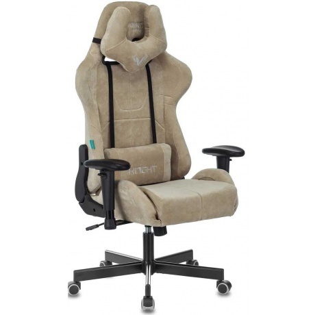 Кресло игровое Бюрократ VIKING KNIGHT Fabric Light-21 песочный - фото 3