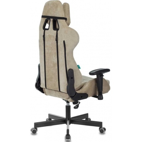 Кресло игровое Бюрократ VIKING KNIGHT Fabric Light-21 песочный - фото 4