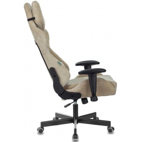 Кресло игровое Бюрократ VIKING KNIGHT Fabric Light-21 песочный - фото 5