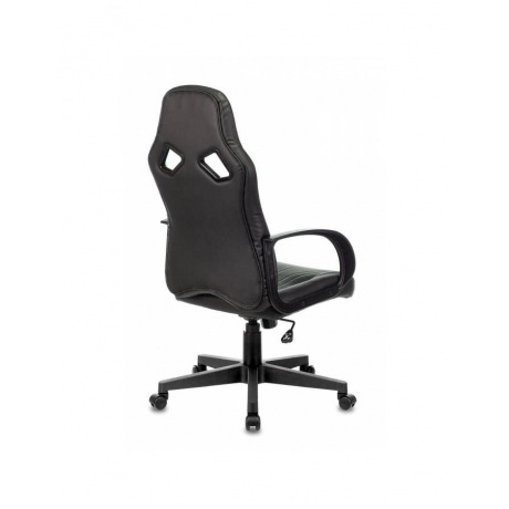 Кресло игровое Бюрократ ZOMBIE RUNNER черный/зеленый - фото 4