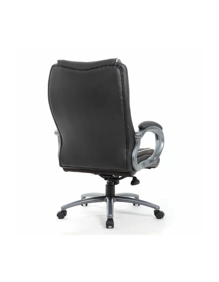 Компьютерное кресло BRABIX PREMIUM Strong HD-009, НАГРУЗКА до 200 кг, экокожа черная, ткань серая, 531945 - фото 4
