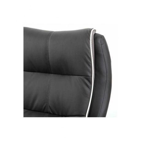 Компьютерное кресло BRABIX PREMIUM Strong HD-009, НАГРУЗКА до 200 кг, экокожа черная, ткань серая, 531945 - фото 7