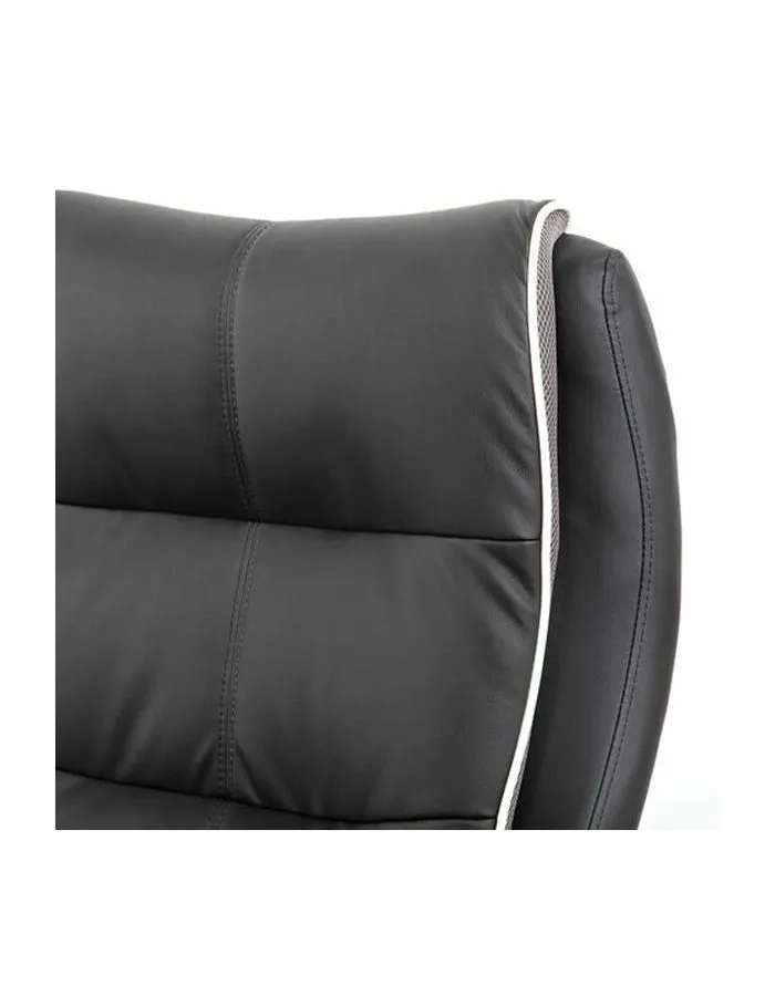 Компьютерное кресло BRABIX PREMIUM Strong HD-009, НАГРУЗКА до 200 кг, экокожа черная, ткань серая, 531945 - фото 7