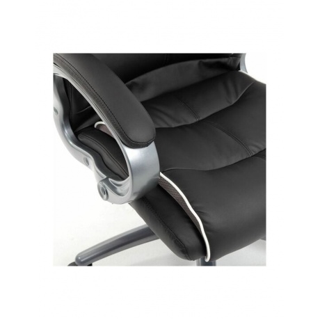 Компьютерное кресло BRABIX PREMIUM Strong HD-009, НАГРУЗКА до 200 кг, экокожа черная, ткань серая, 531945 - фото 10