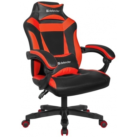 Кресло игровое Defender Master (64359) Black/Red - фото 1