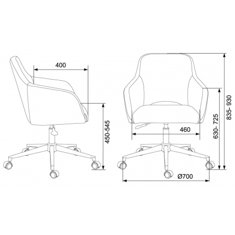 Кресло компьютерное Бюрократ CH-380SL сливовый - фото 5