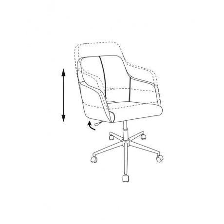 Кресло компьютерное Бюрократ CH-380SL сливовый - фото 6