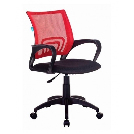 Кресло компьютерное Бюрократ CH-695NLT красный - фото 1