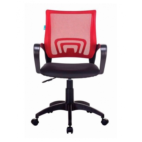 Кресло компьютерное Бюрократ CH-695NLT красный - фото 2