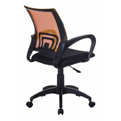 Кресло компьютерное Бюрократ CH-695NLT оранжевый - фото 4