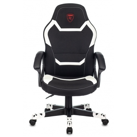 Кресло компьютерное Бюрократ Zombie 10 черный/белый - фото 2