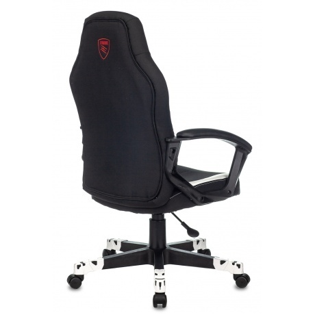 Кресло компьютерное Бюрократ Zombie 10 черный/белый - фото 4