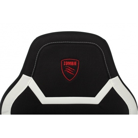 Кресло компьютерное Бюрократ Zombie 10 черный/белый - фото 5